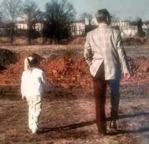 Robert N. Burkle and daughter Marie-Louise at the Autac facility groundbreaking